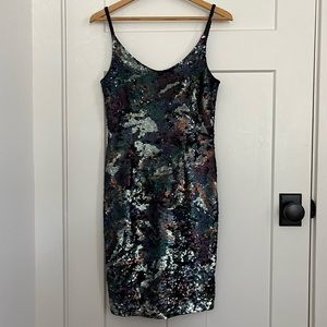 Oleg Cassini Vintage Sequin Dress